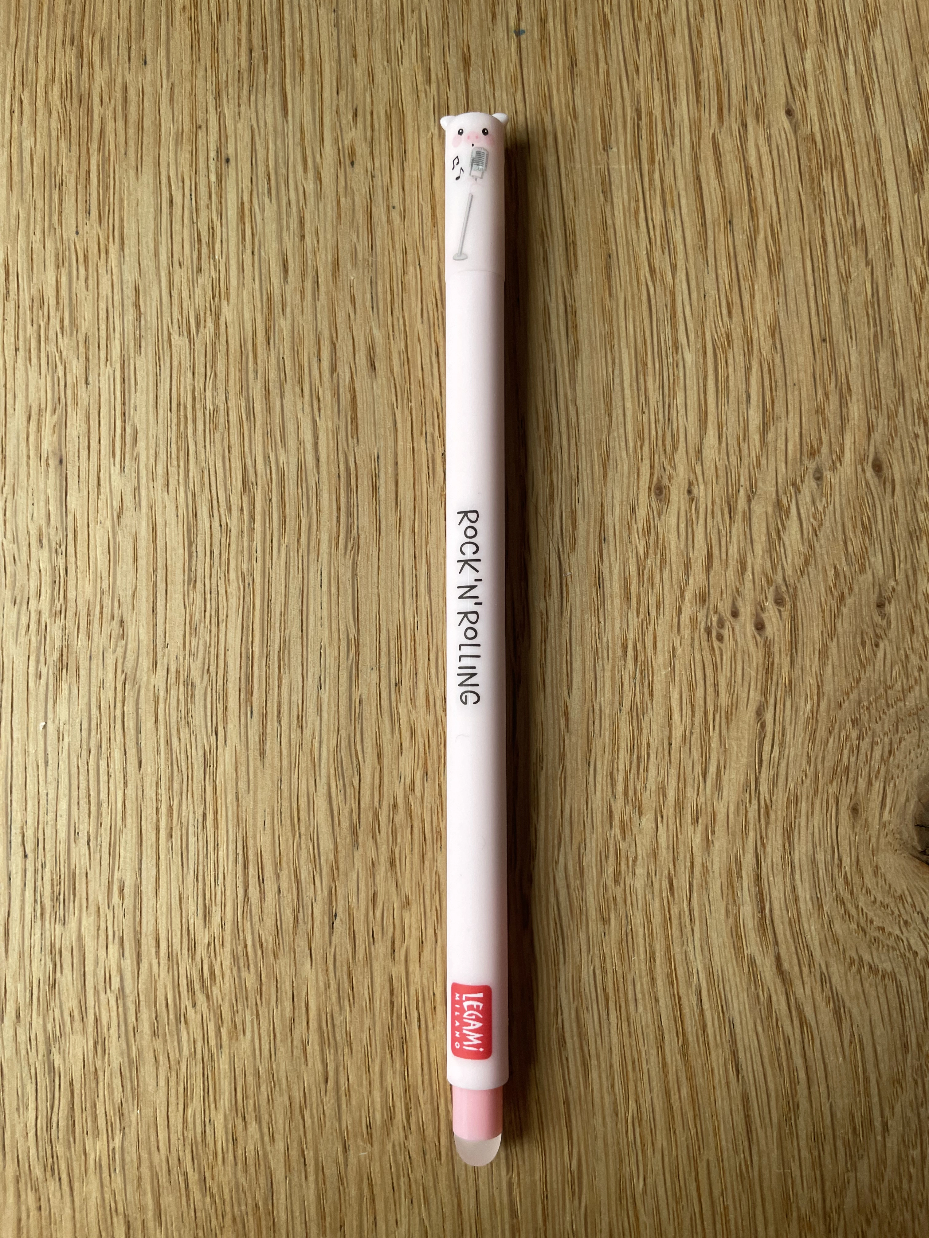 Schwein (neu) Rock'n'Rolling Legami Erasable Pen – front