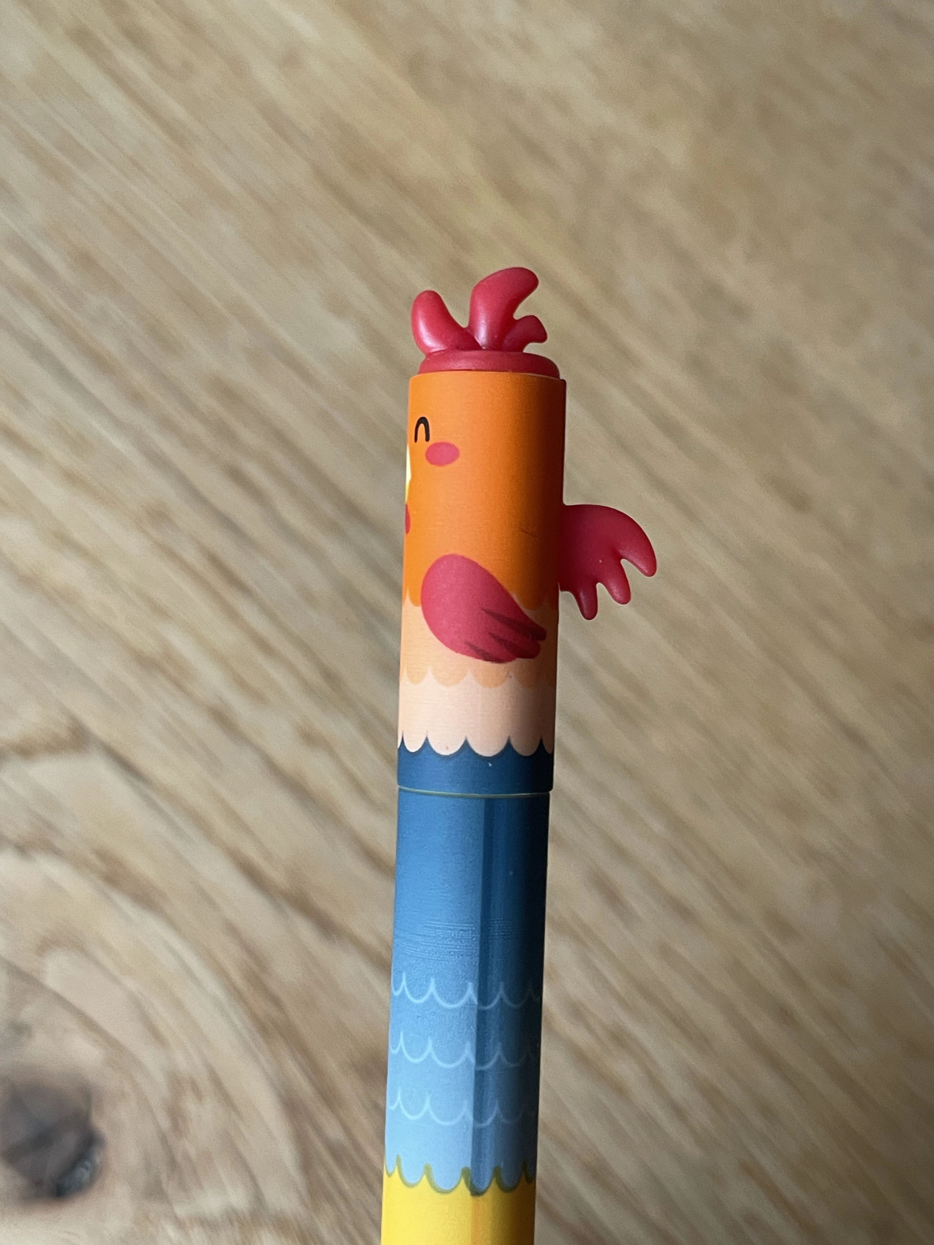 Hahn Rise and Shine Legami Erasable Pen – closeup