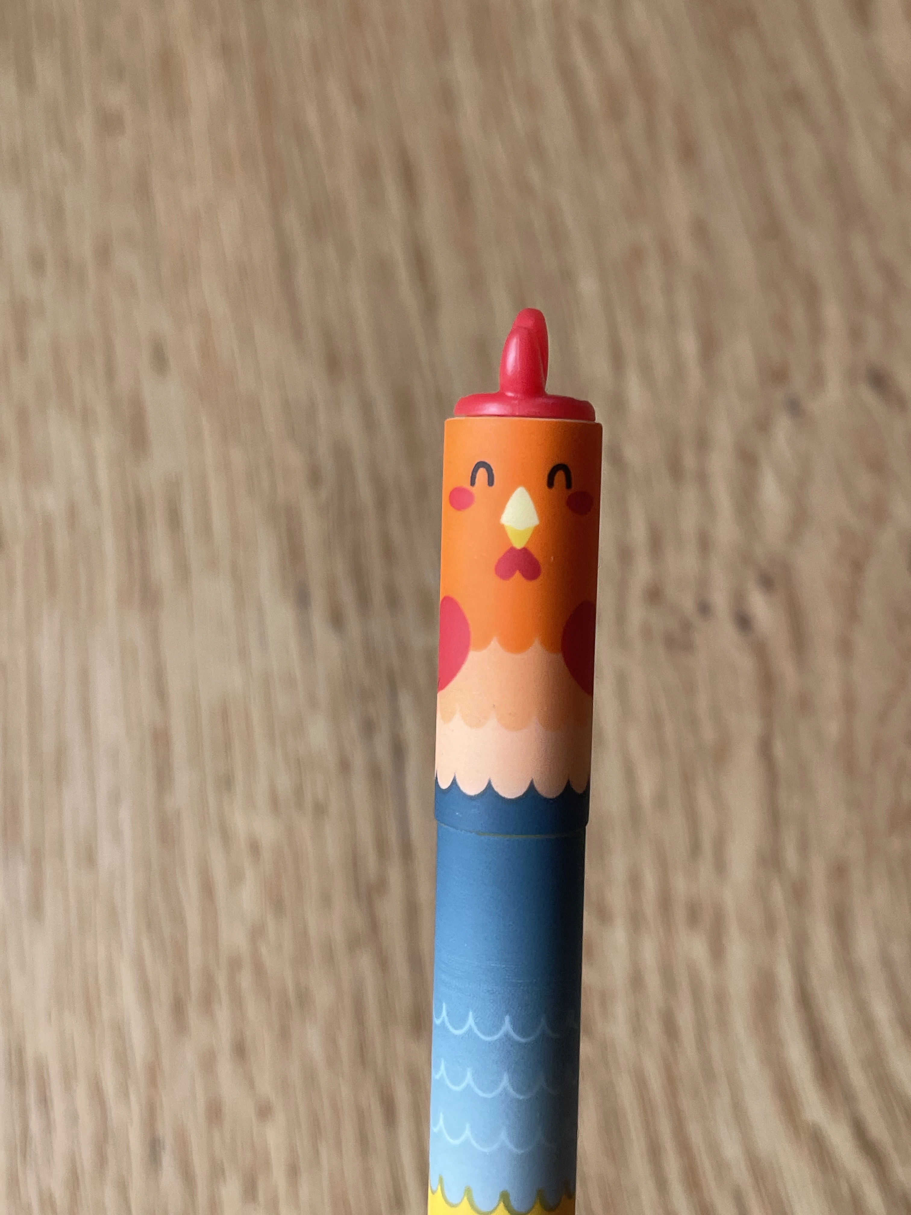 Hahn Rise and Shine Legami Erasable Pen – closeup